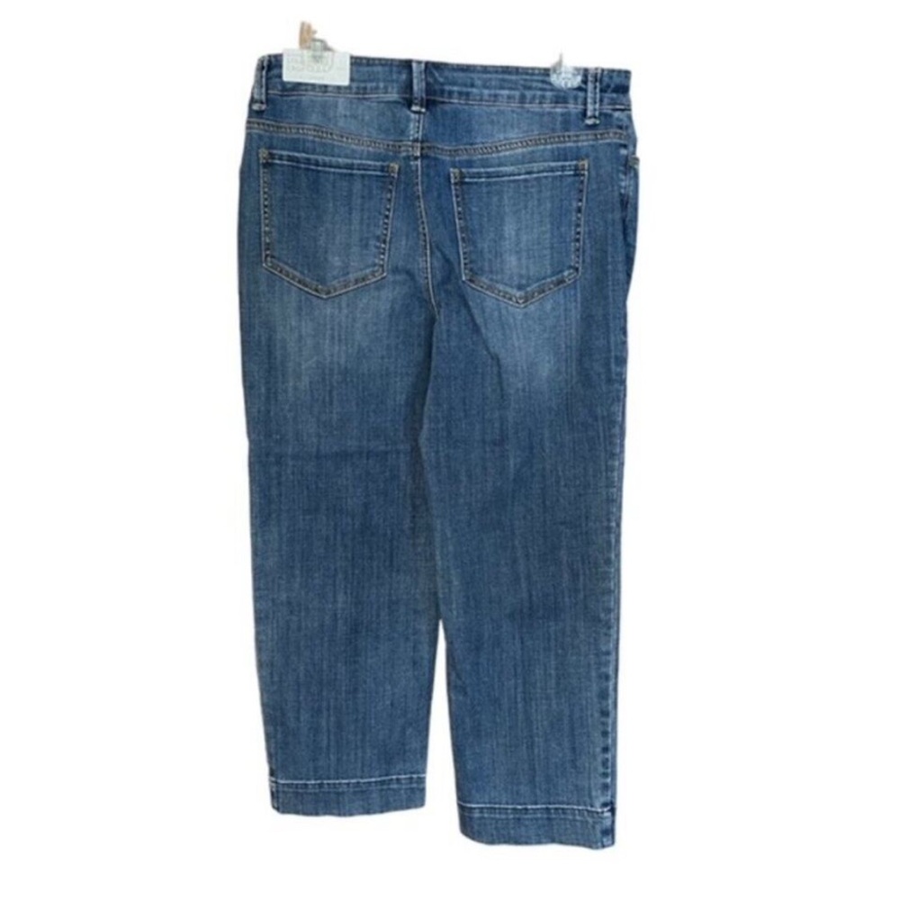 Chico's Platinum Straight Crop Jeans in Blue - Picture 2 of 7